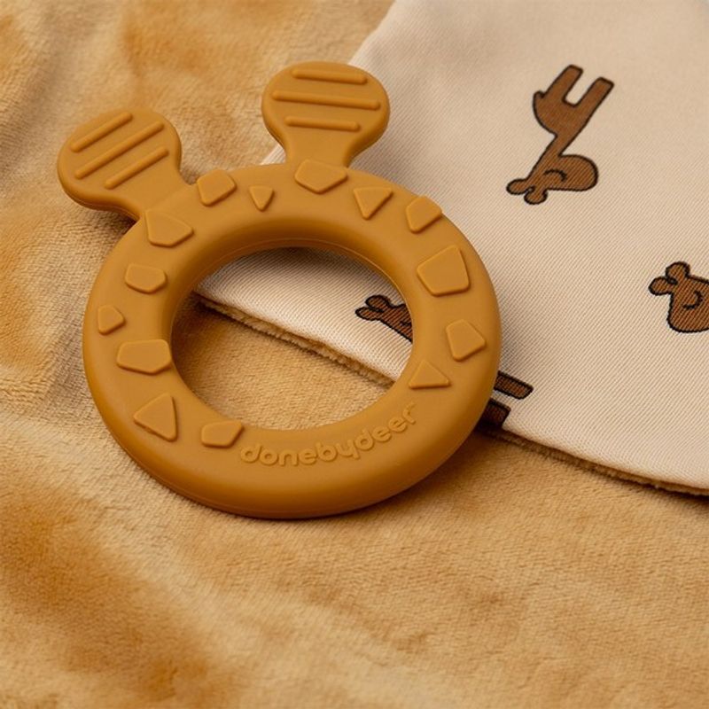 Done By Deer Comfort Bite/Teether, Raffi Mustard