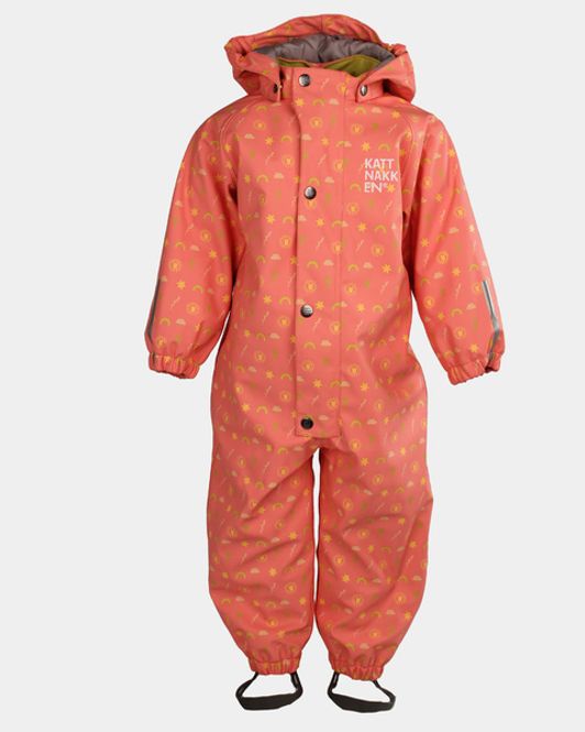 Hovedbilde KATTNAKKEN Baby Regndress Dugg, Stokkrose