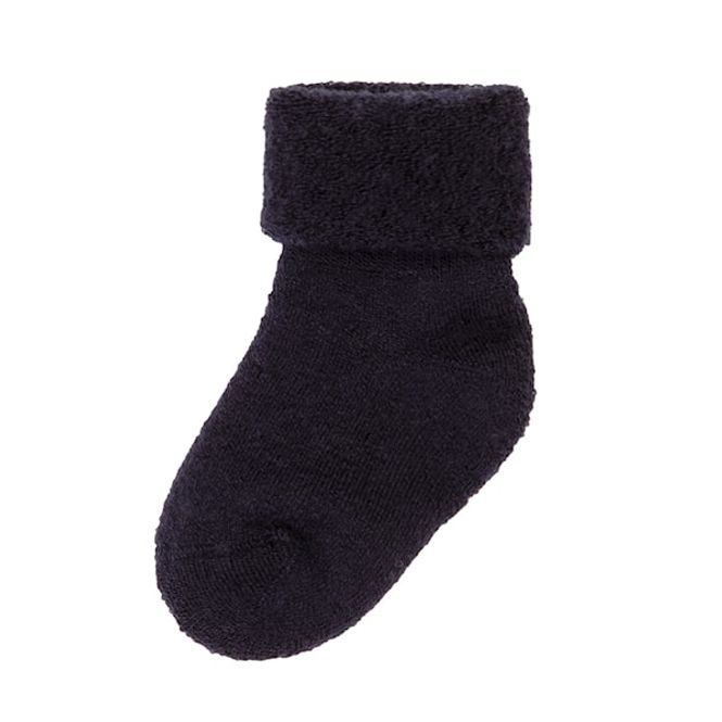 Hovedbilde JOHA Wool Sock w/fold cuff Terry, Navy