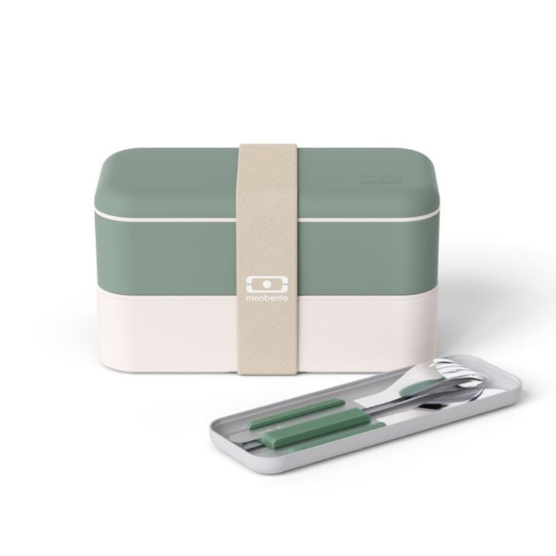 Monbento Matboks Sett Original, Green Natural