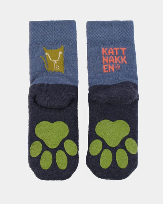 KATTNAKKEN Ullsokk Antiskli, Superblå
