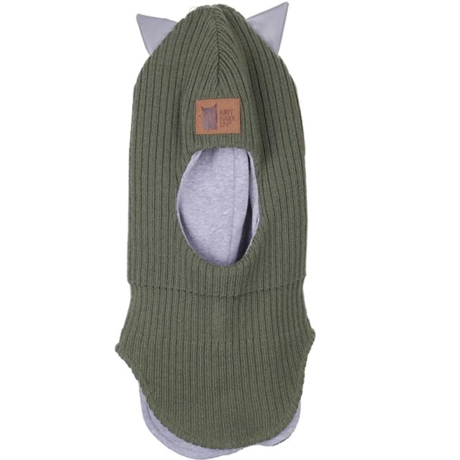 Hovedbilde KATTNAKKEN Balaklava med Refleks, Mose