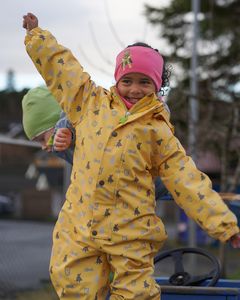 Hovedbilde KATTNAKKEN Hel&aring;rs Regndress Hagl, Bananskum