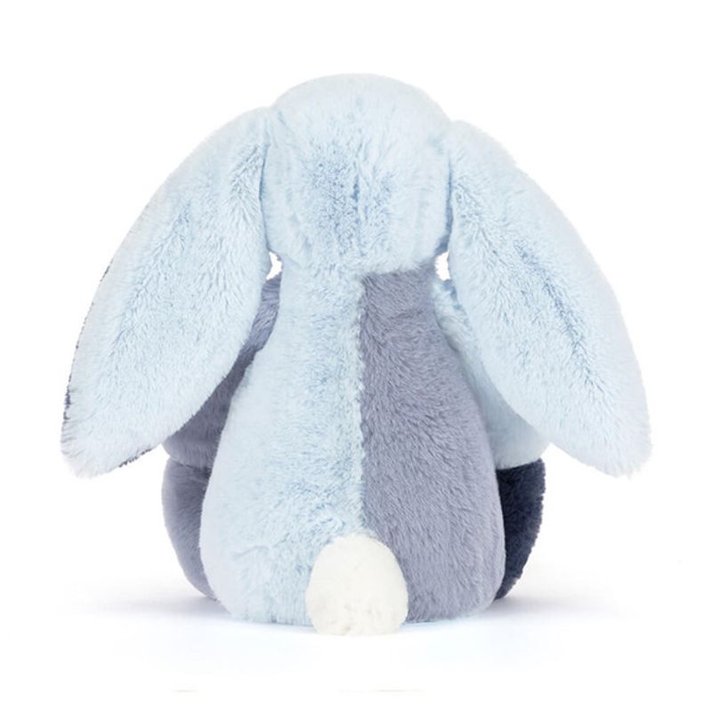 Jellycat Bashful Patchwork Blue Puddlesea Bunny
