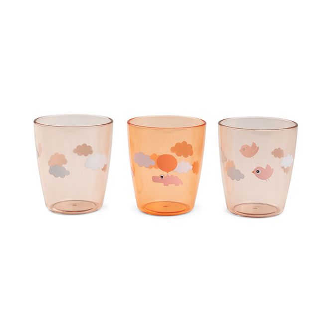 Hovedbilde Done By Deer Yummy mini glass 3 stk Happy Clouds, ...