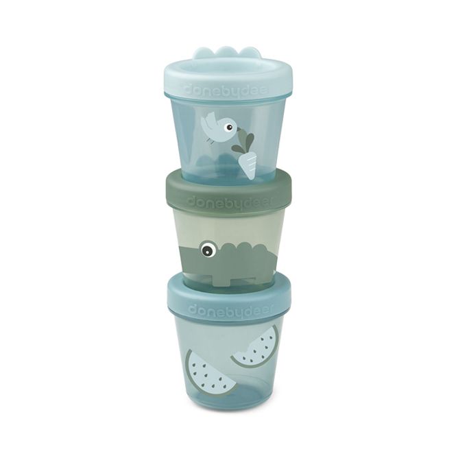 Hovedbilde Done By Deer Baby food container 3-pack Croco, ...