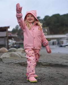 Hovedbilde KATTNAKKEN Plask Regnsett, Rosa Krystall